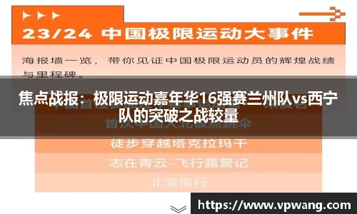 焦点战报：极限运动嘉年华16强赛兰州队vs西宁队的突破之战较量